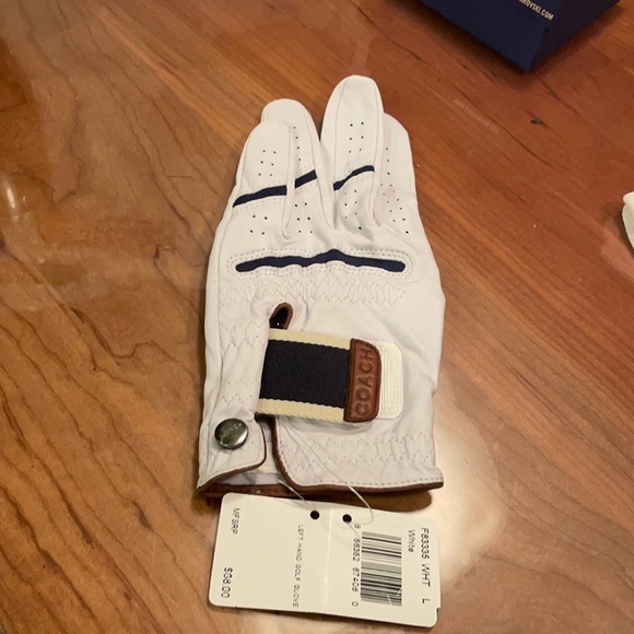 White Coach Golf Glove